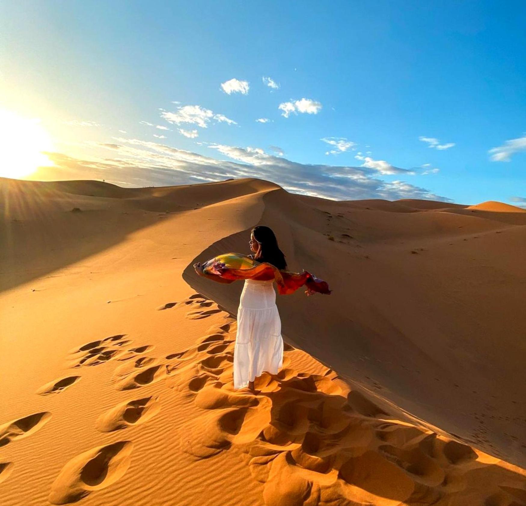 Bed and Breakfast Luxury Bedouin Camp Merzouga Exterior foto