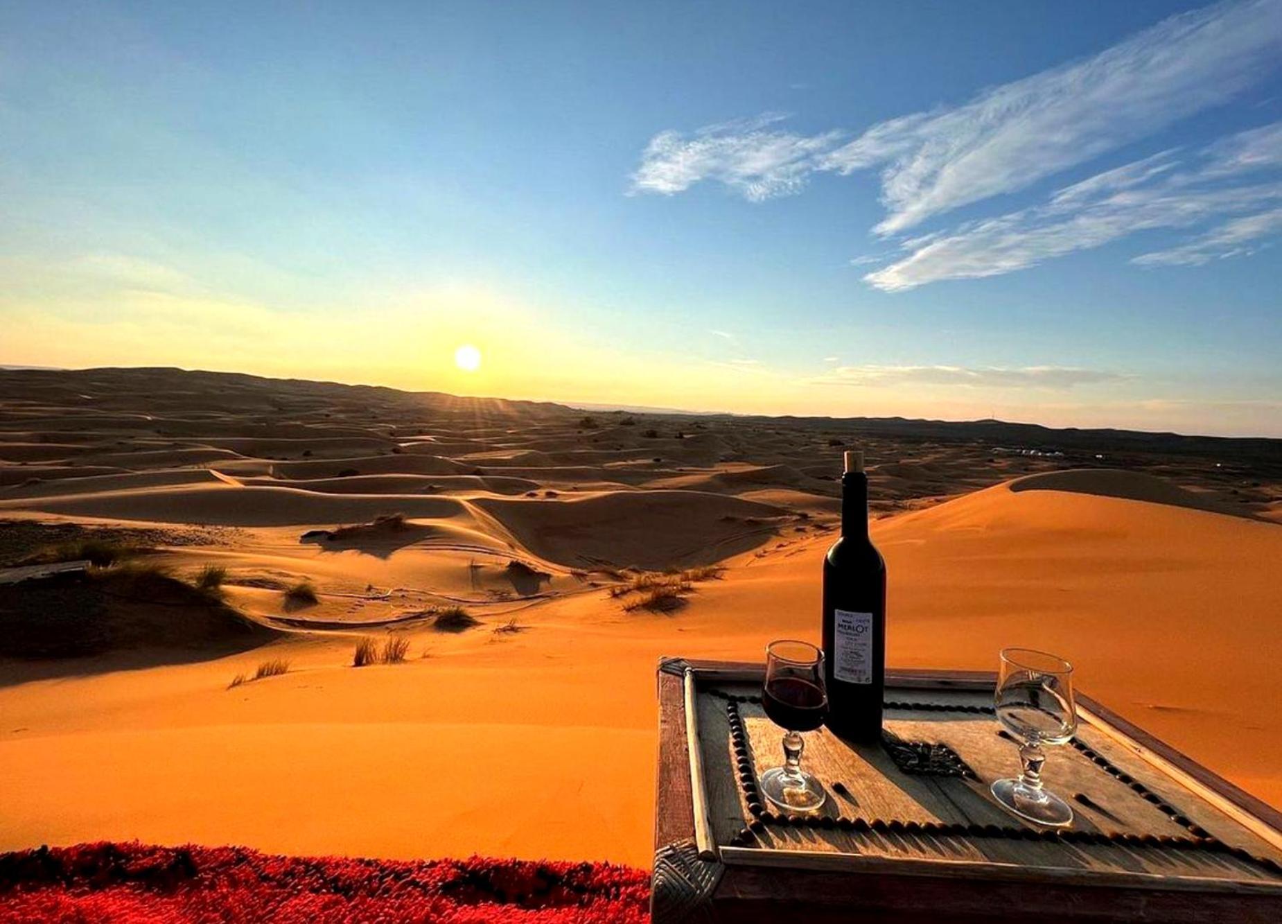 Bed and Breakfast Luxury Bedouin Camp Merzouga Exterior foto